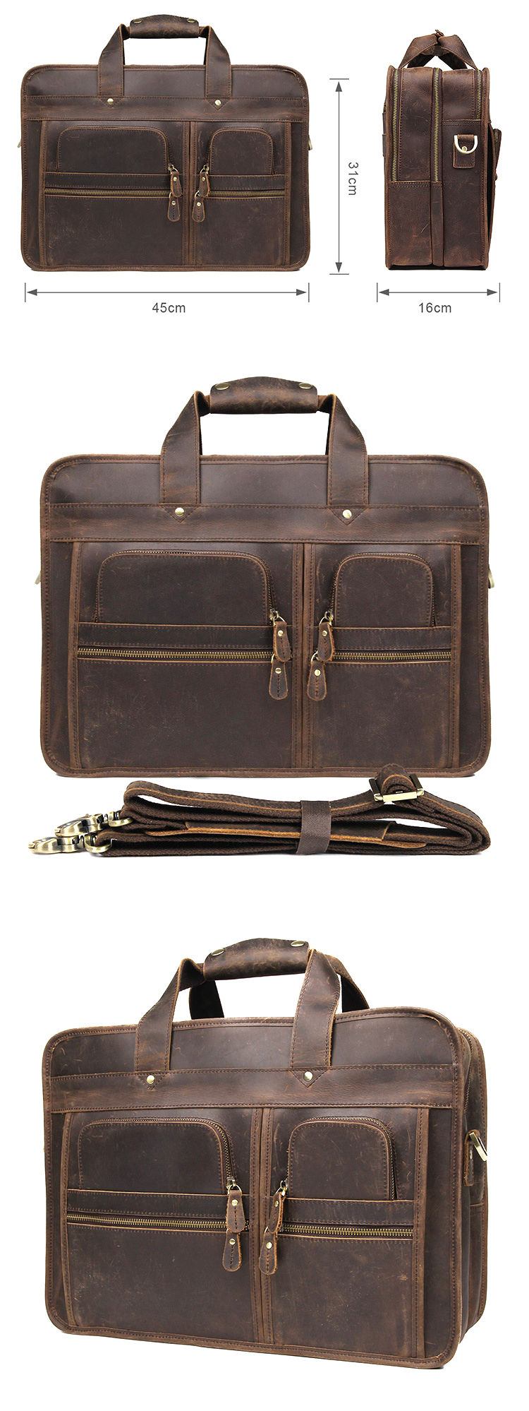 leather briefcase