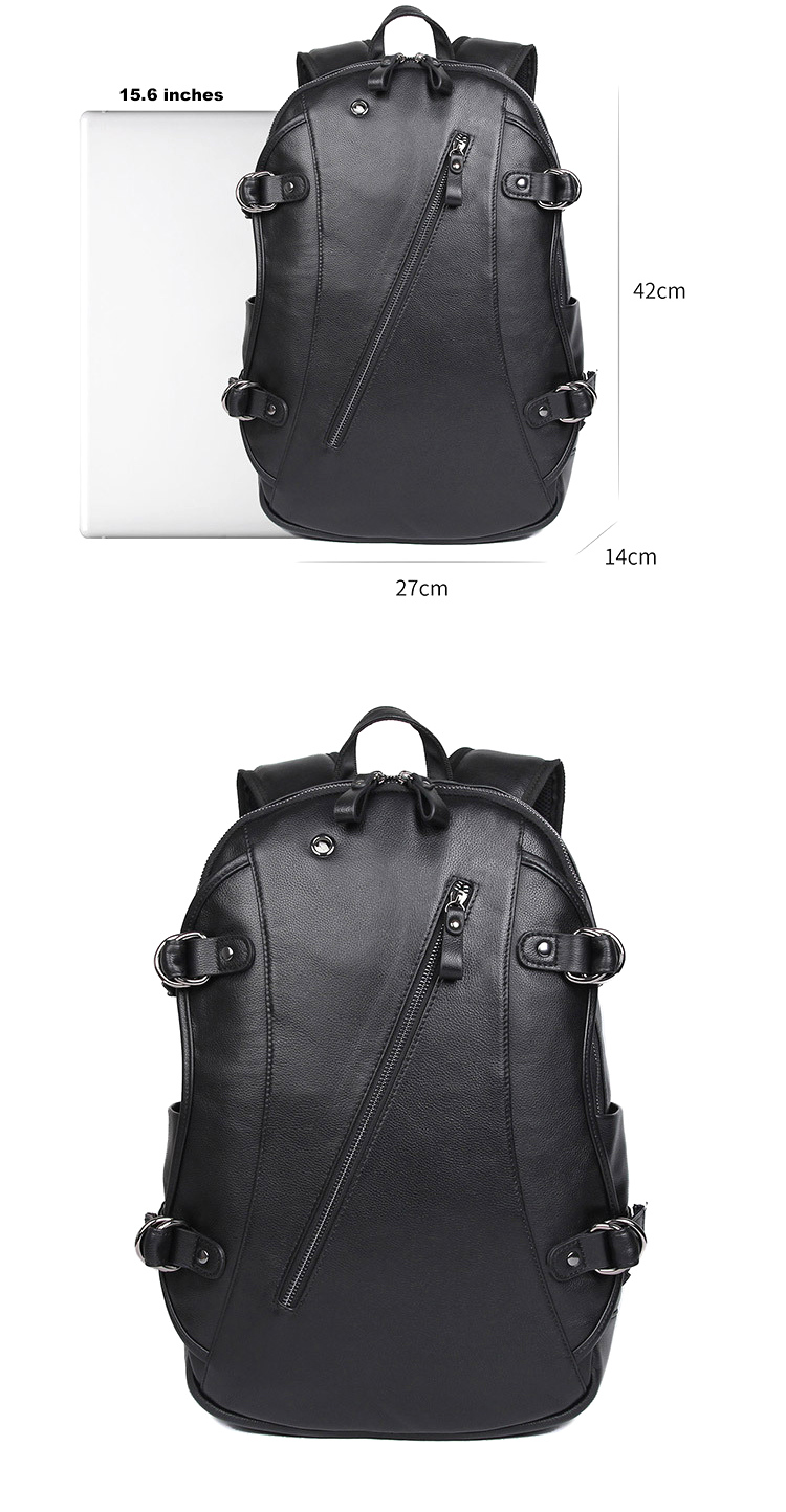leather backpack