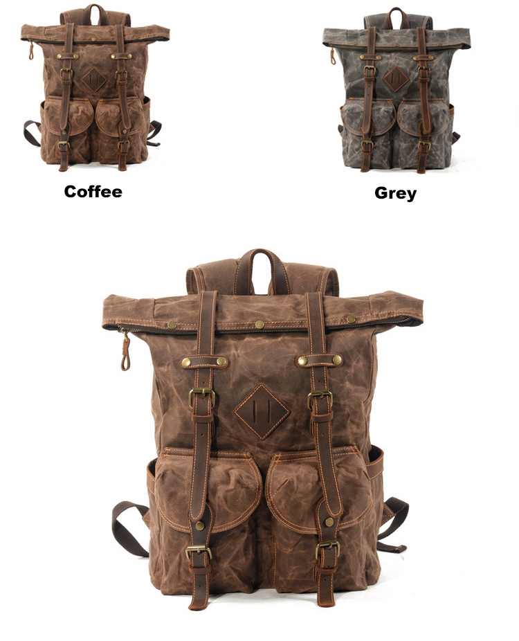 canvas backpack