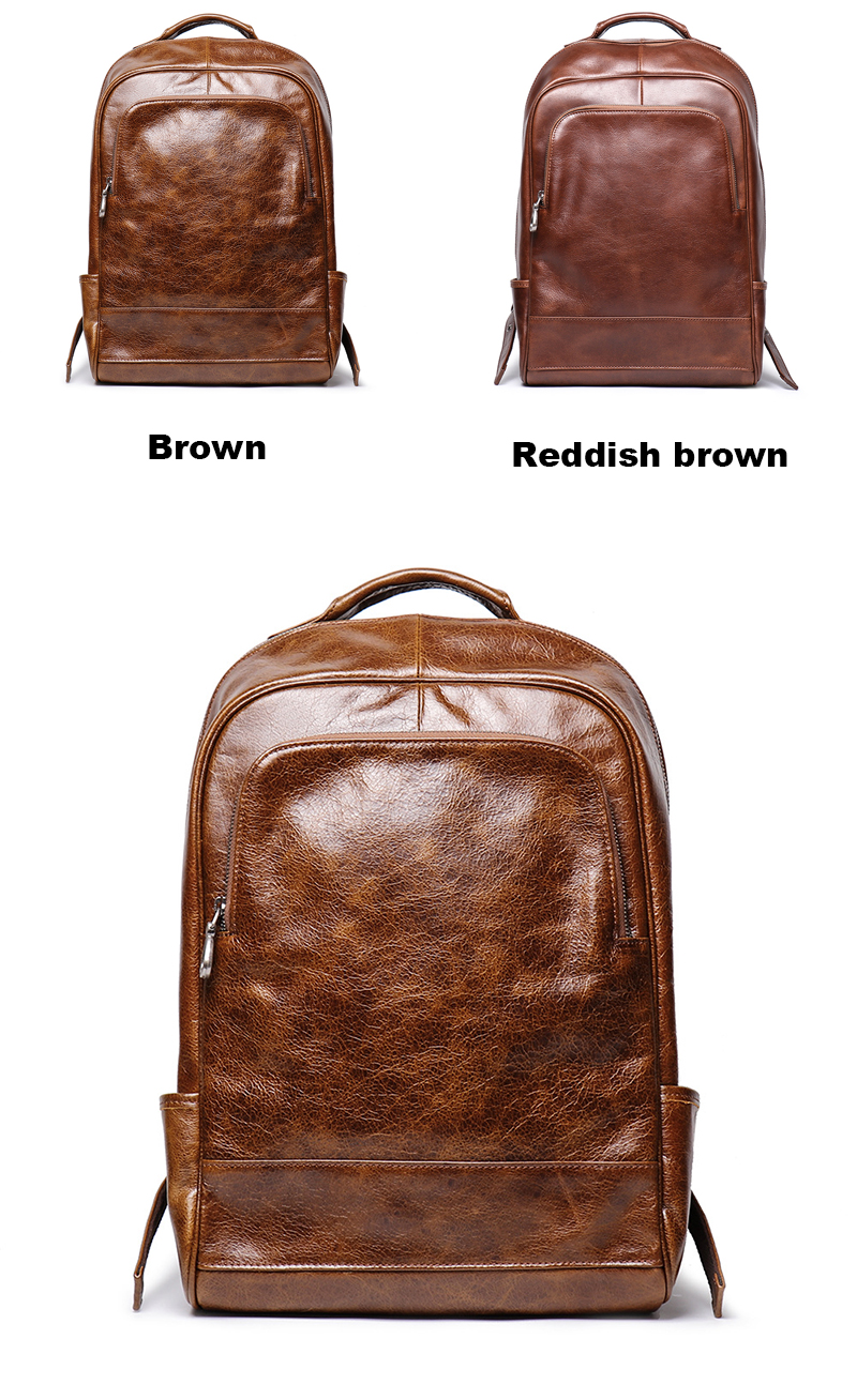 leather backpack