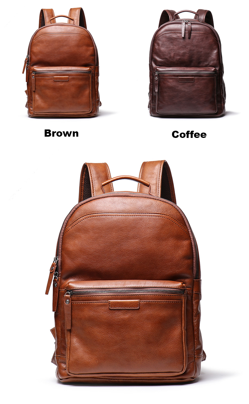 leather backpack