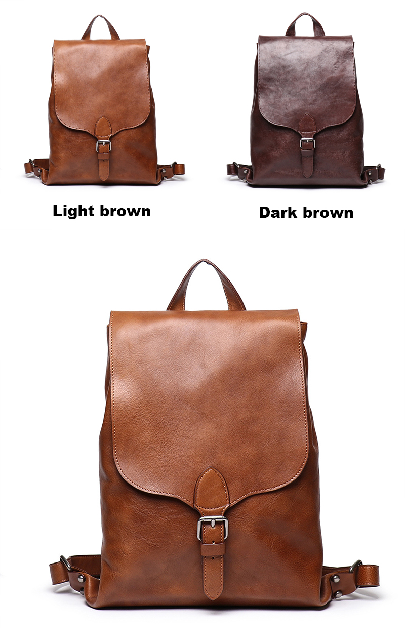 leather backpack