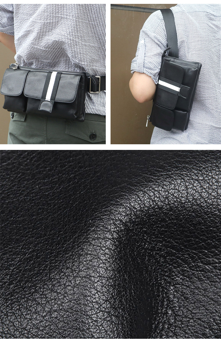 leather waist bag