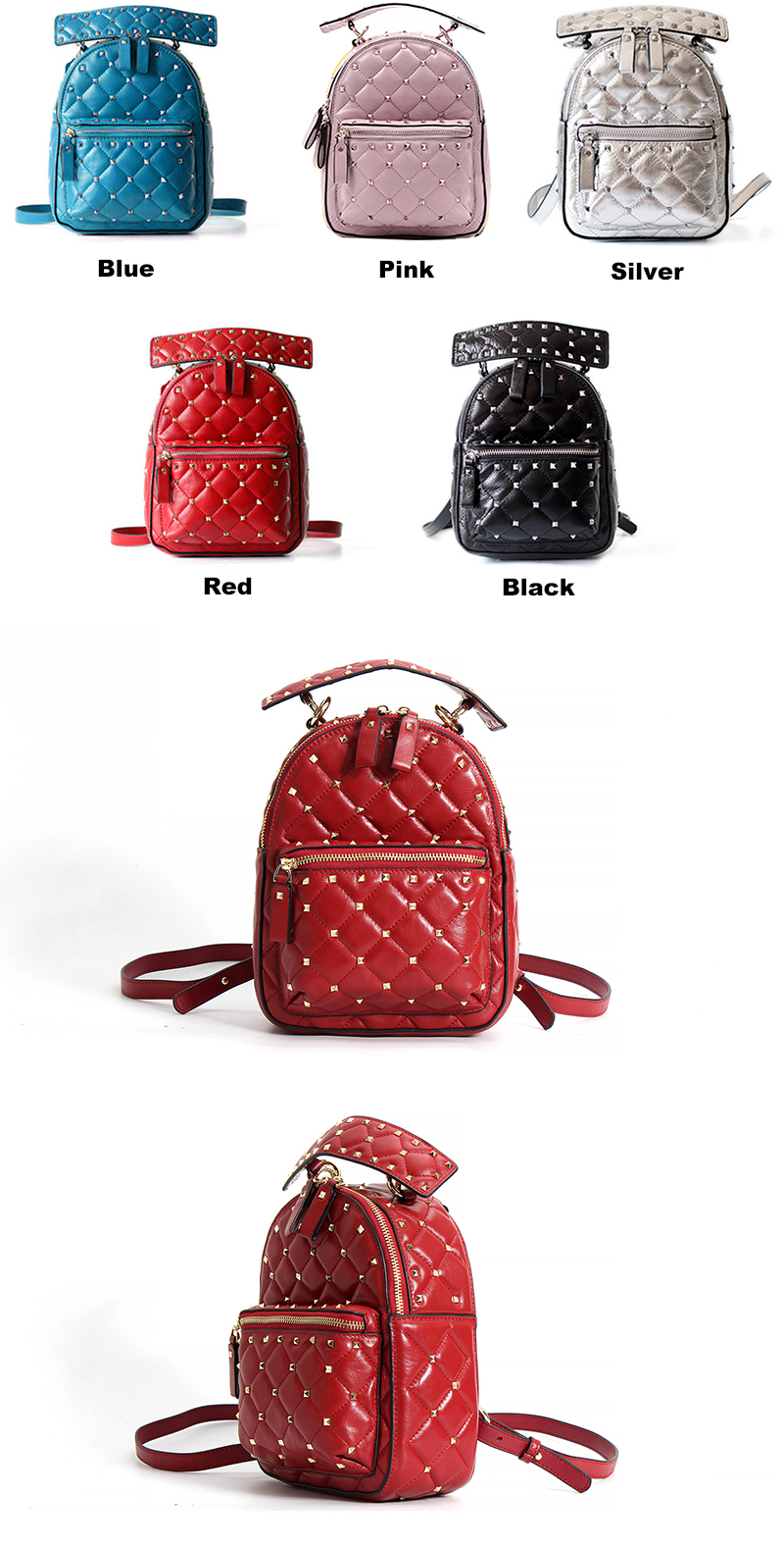 leather backpack