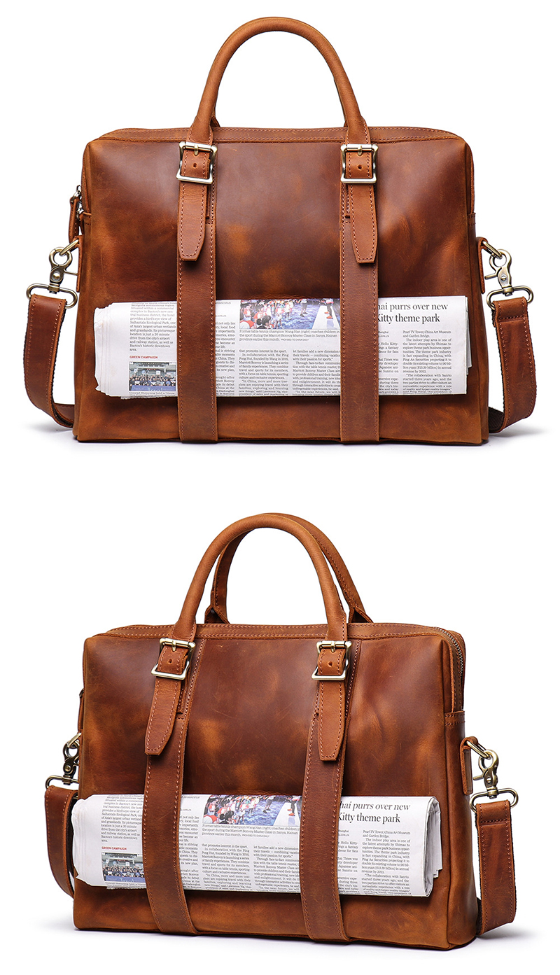 leather briefcase