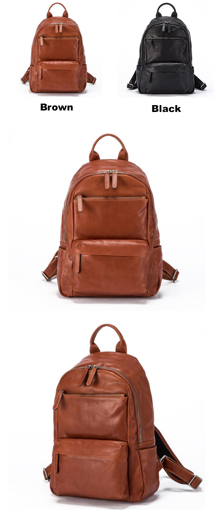 leather backpack