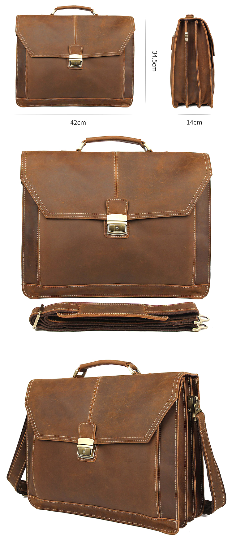 leather briefcase