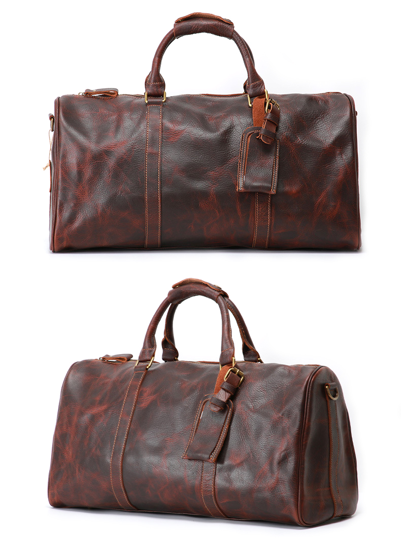 leather travel bag