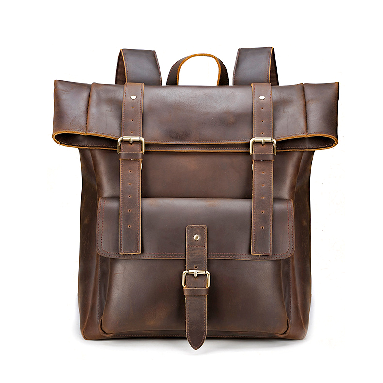 leather backpack