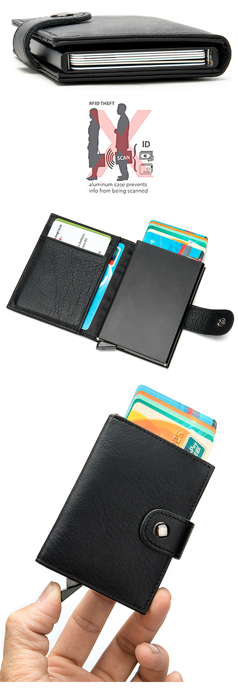 aluminum card holder
