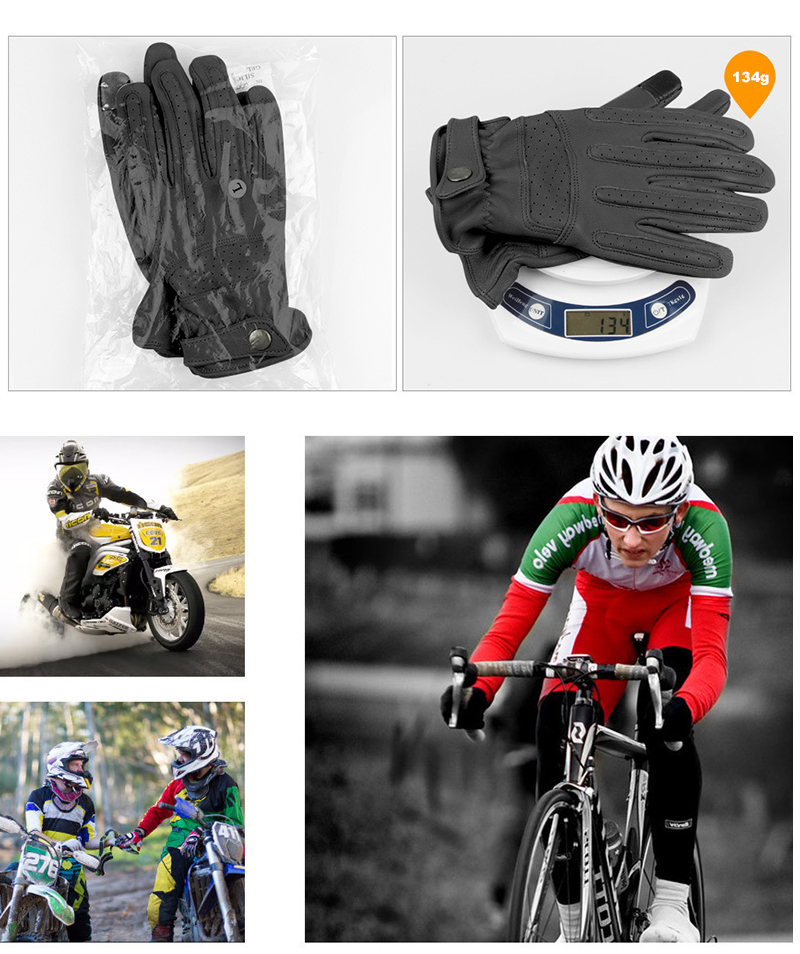leather motocross gloves