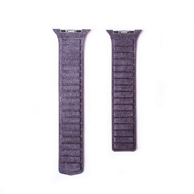 New Design Good Quality Alcantara Leather Smart Apple Watch Strap