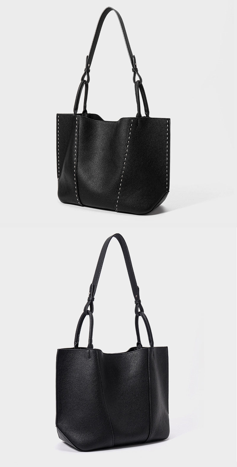 Custom Large Capacity Genuine Leather Mother Bag Trend Casual Shoulder Bag For Ladies