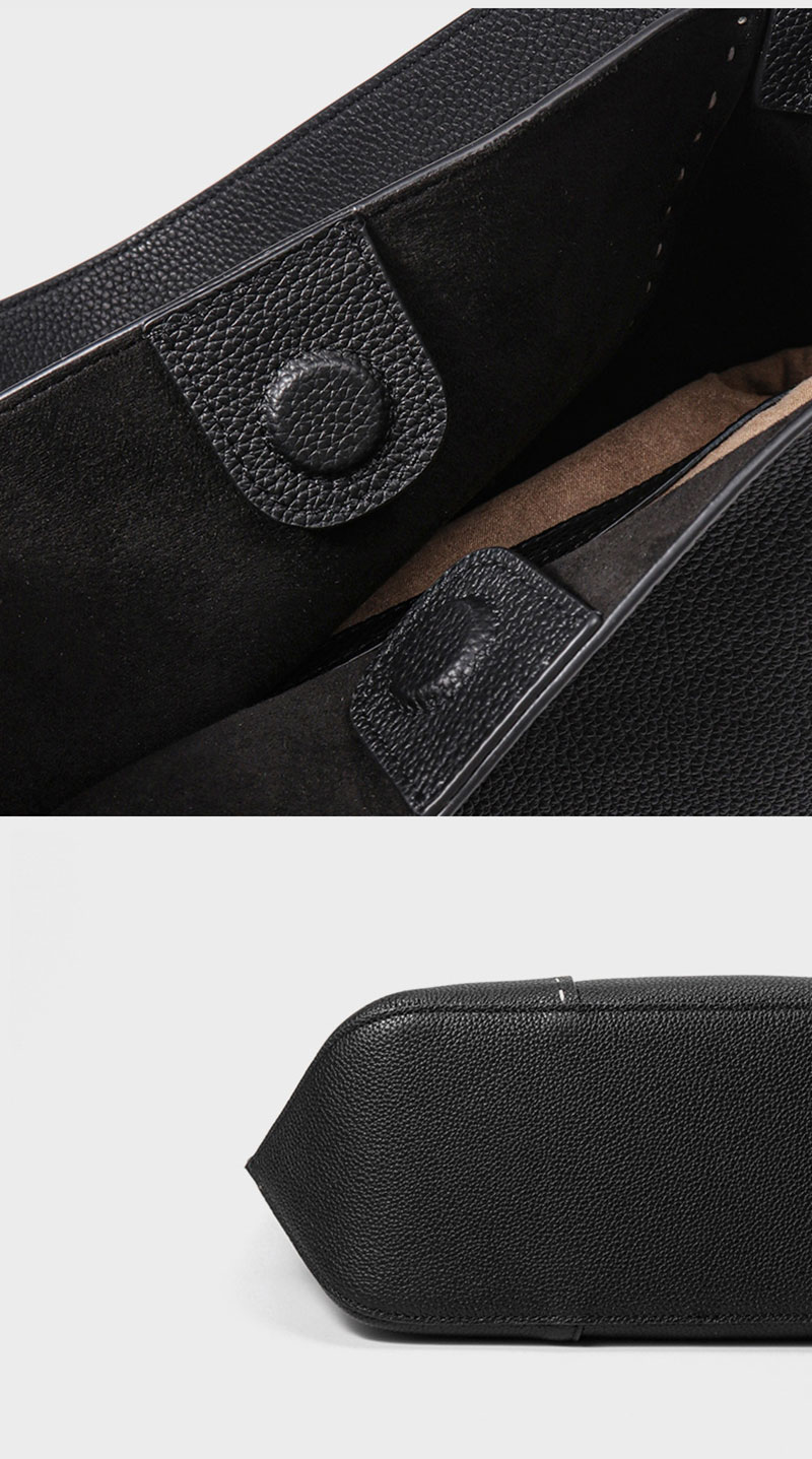 Custom Large Capacity Genuine Leather Mother Bag Trend Casual Shoulder Bag For Ladies