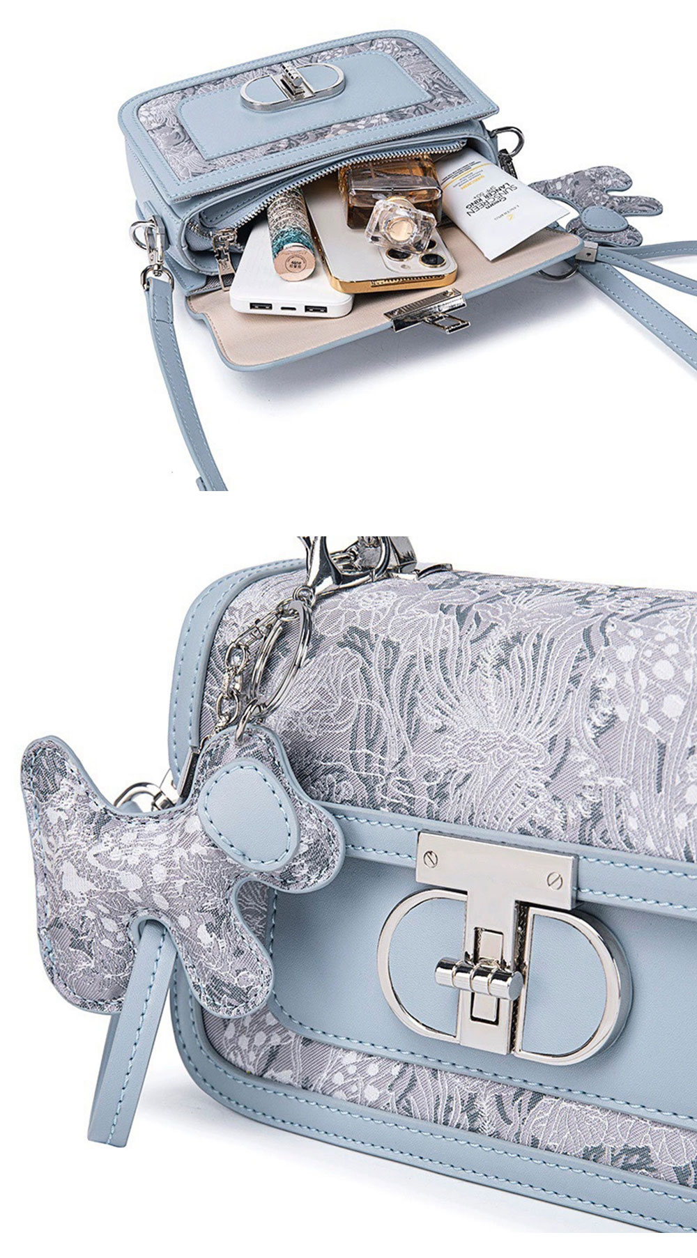 Fashionable Versatile PU Sling Handbag for Stylish Women