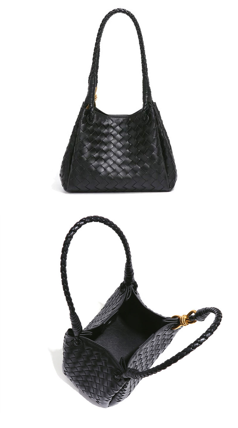 Premium Quality Woven PU Leather Crossbody Bag Shoulder Bag for Ladies