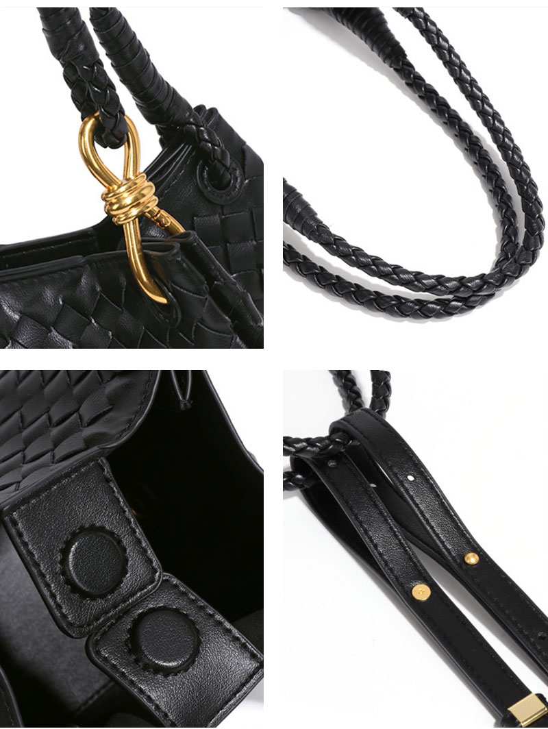 Premium Quality Woven PU Leather Crossbody Bag Shoulder Bag for Ladies