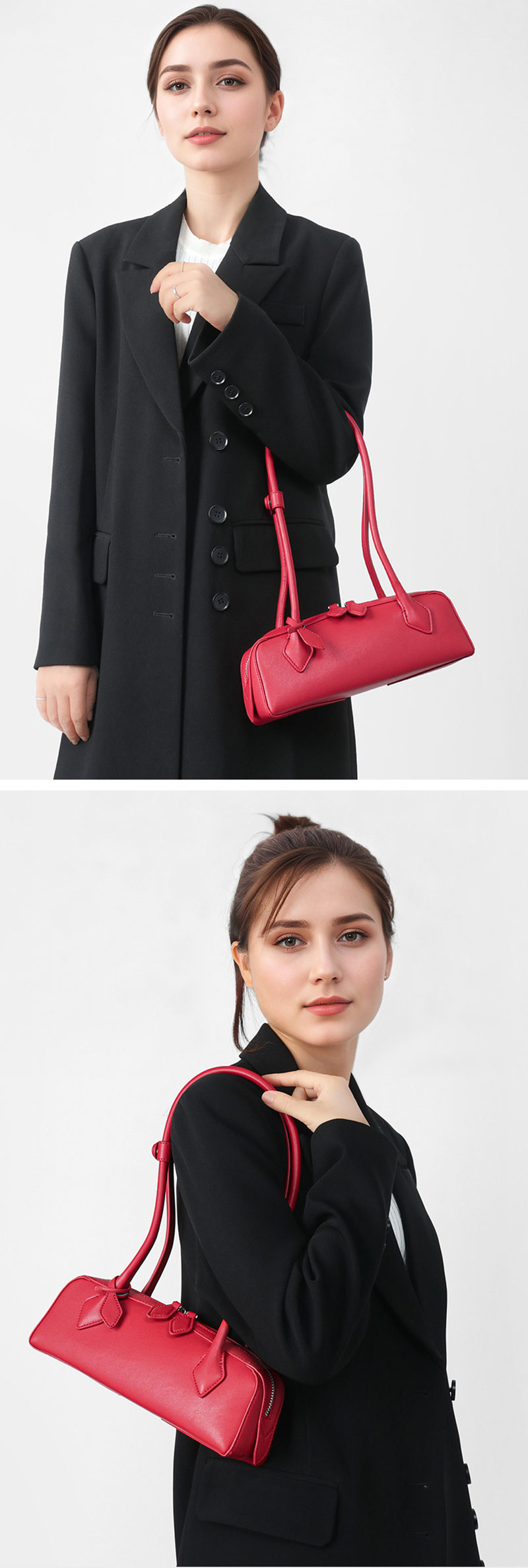 Premium Genuine Leather Shoulder Bag for Stylish Women