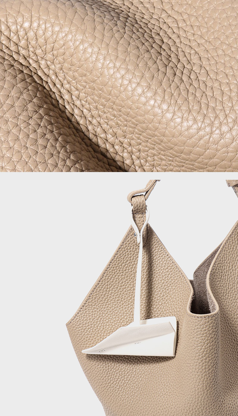 Elegant Genuine Leather Shoulder Tote Bag for Women