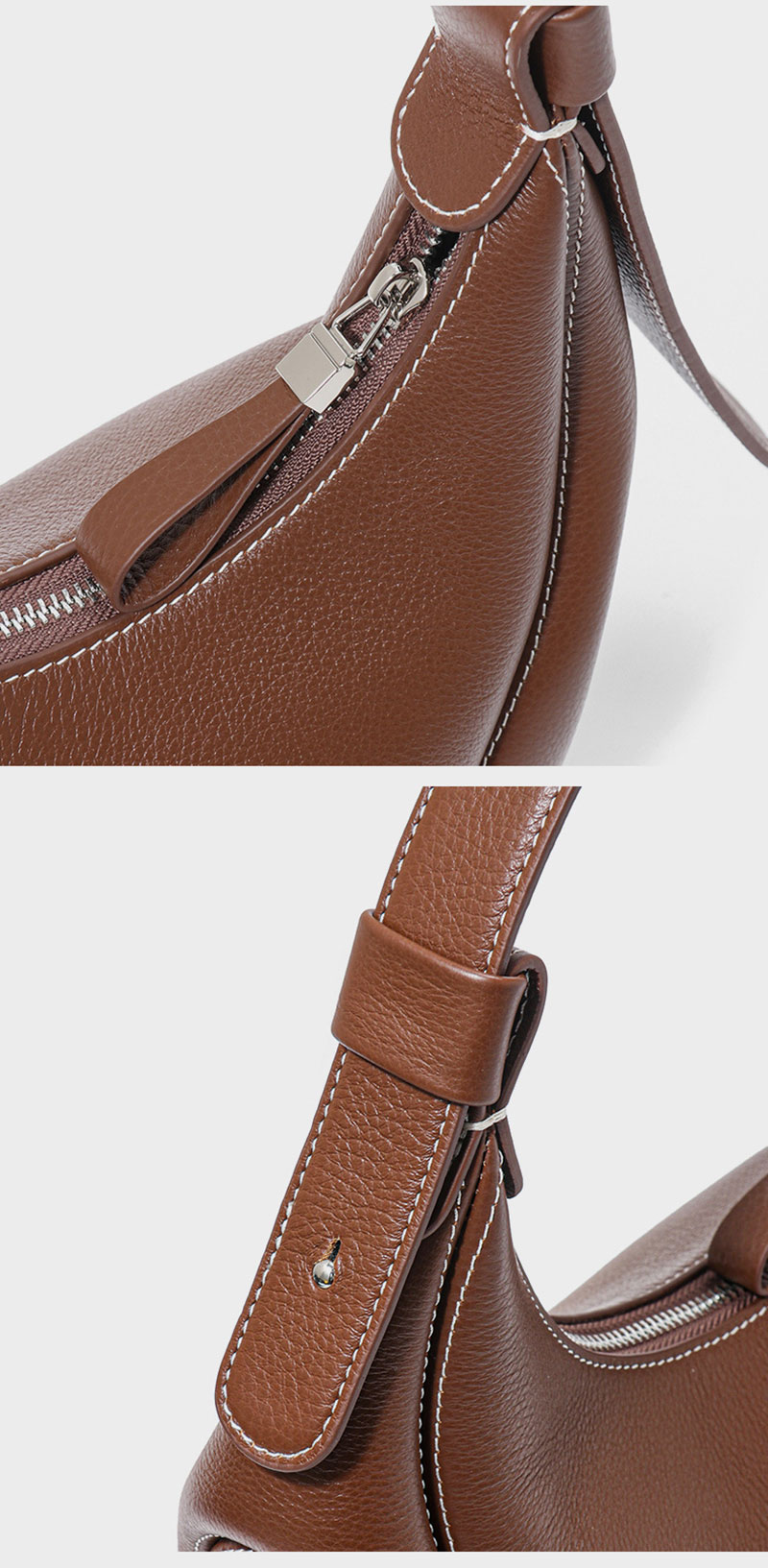 Luxurious Cowhide Leather Shoulder Bag for Daily Essentials