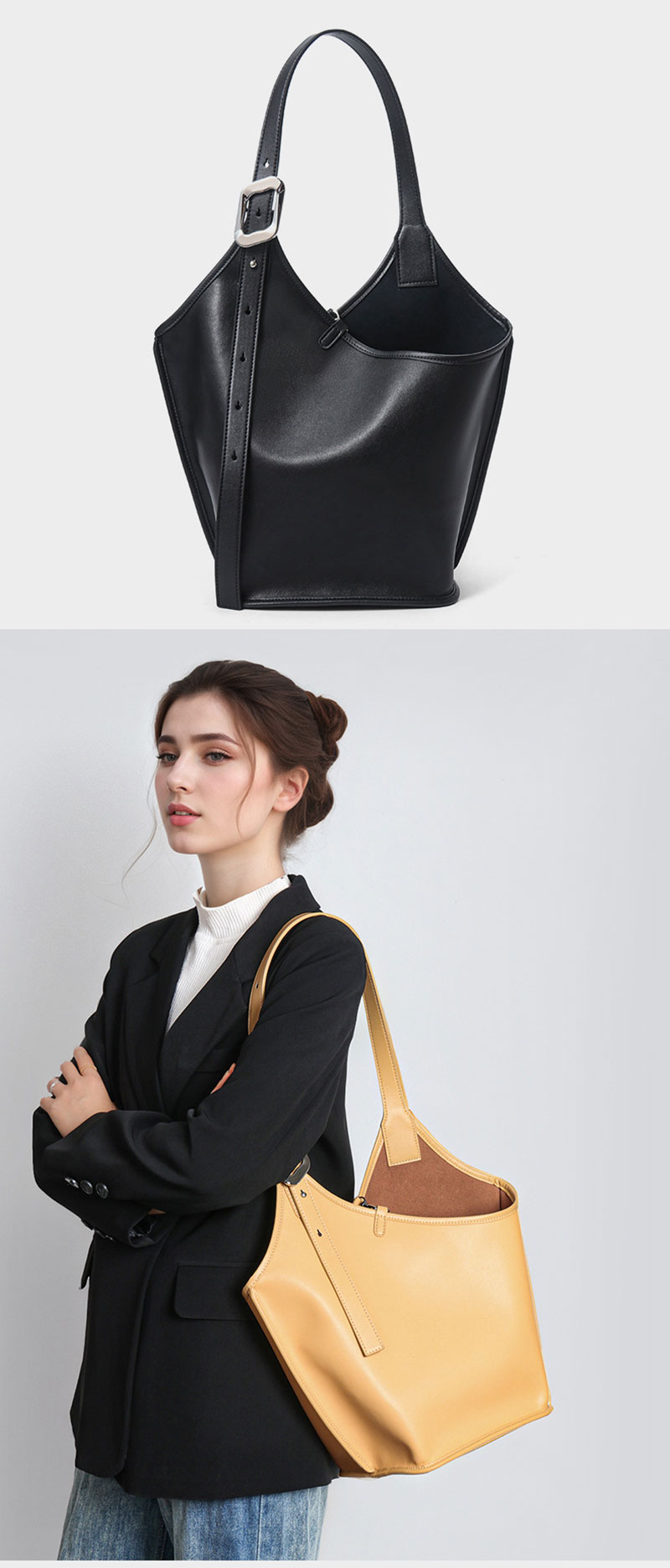 Wholesale Designer Genuine Leather Shoulder Tote Bag for Women