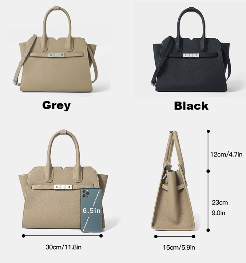 High End Brand Design Leather Tote Bag Handbag for Women