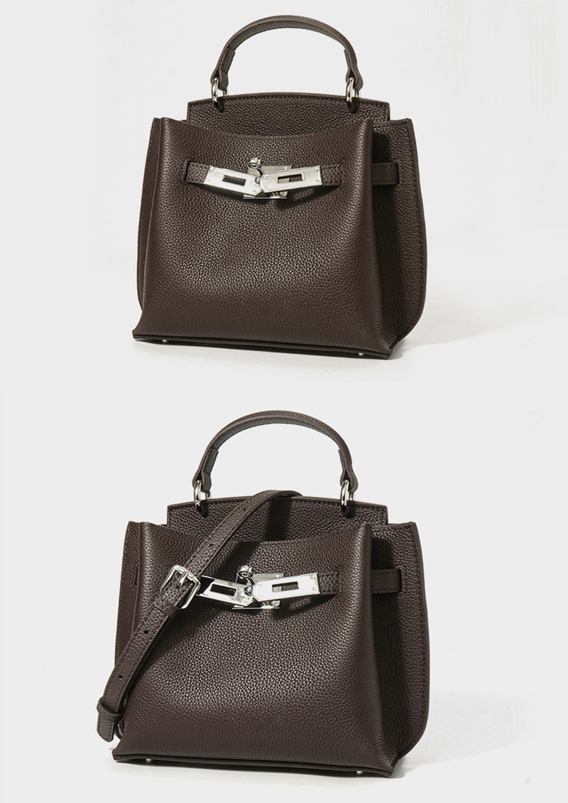 Designer Brand Premium Leather Tote Bag with Shoulder Strap for Women