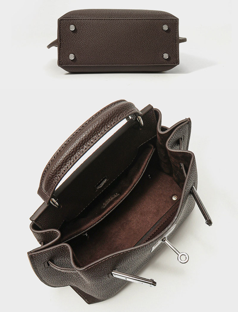 Designer Brand Premium Leather Tote Bag with Shoulder Strap for Women