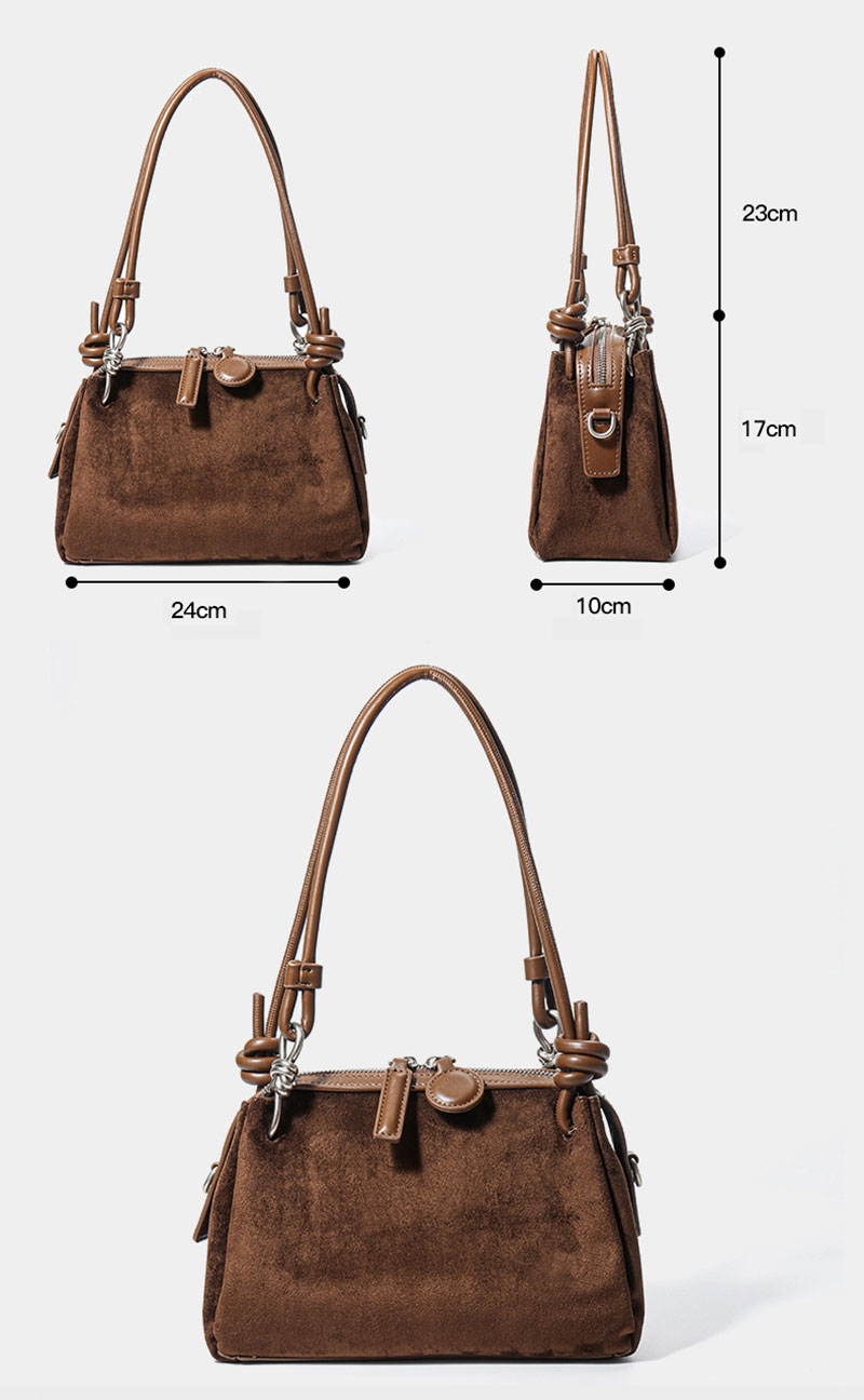 Premium Custom Design Suede Leather Shoulder Bag for Women