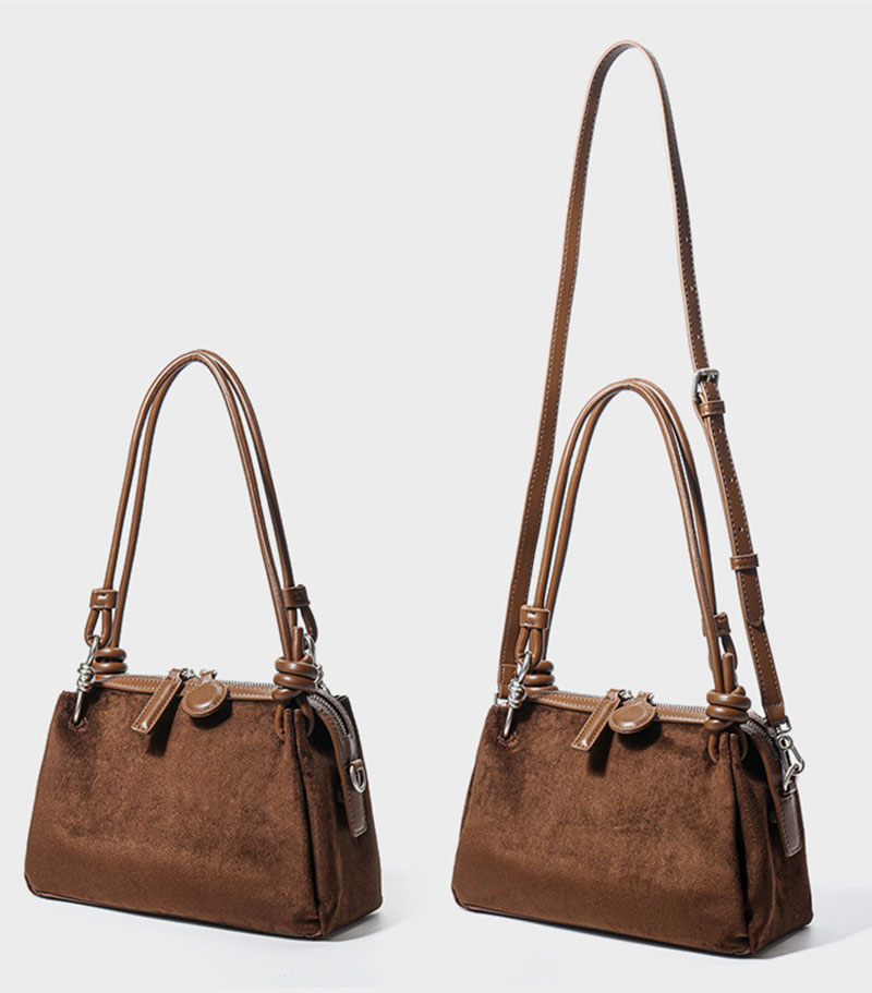 Premium Custom Design Suede Leather Shoulder Bag for Women