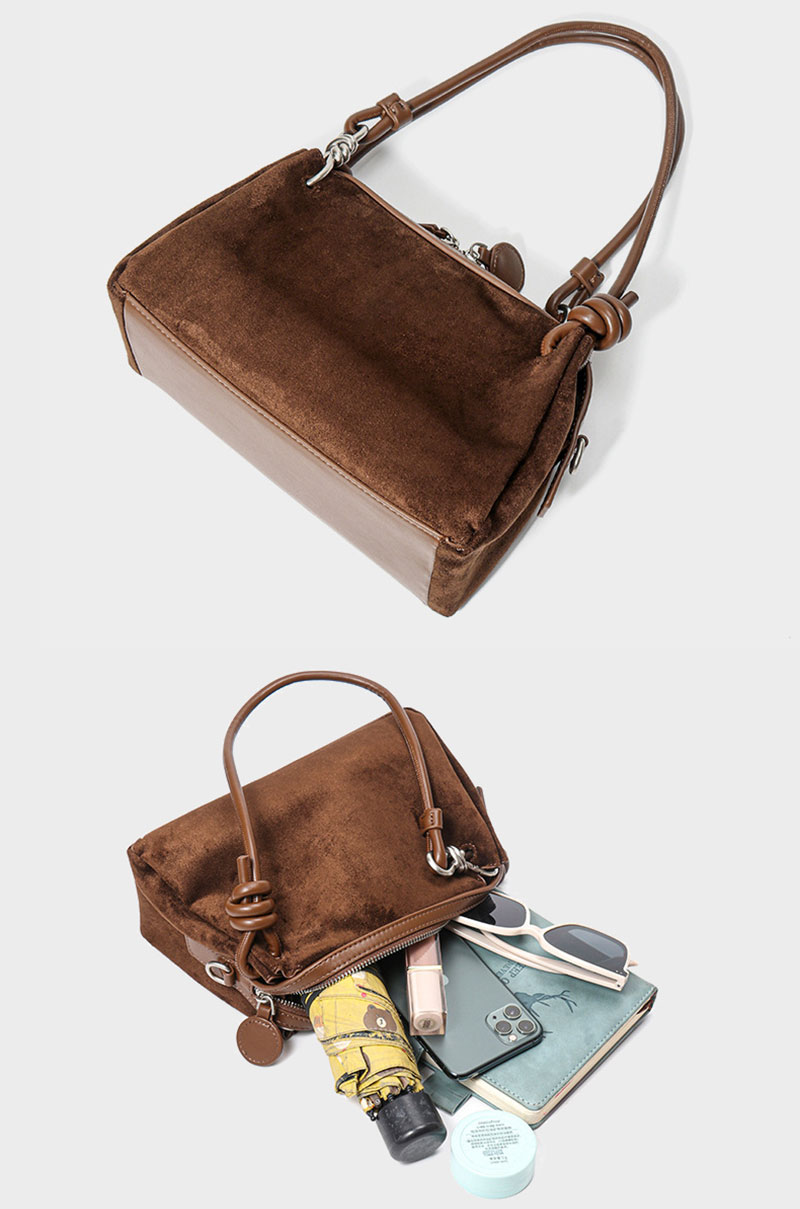 Premium Custom Design Suede Leather Shoulder Bag for Women