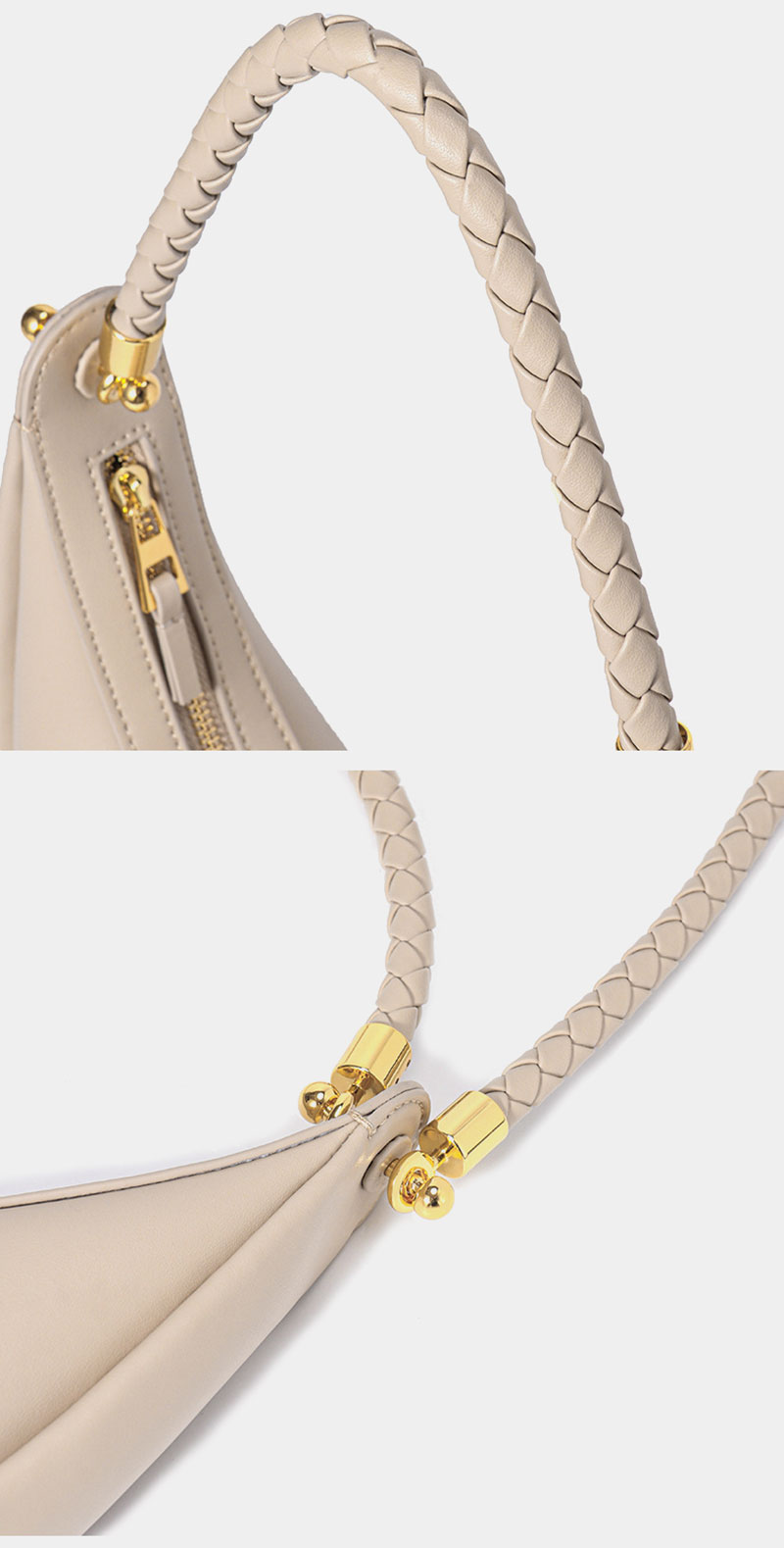 Stylish Cowhide Leather Dumpling Crossbody Shoulder Bag for Women