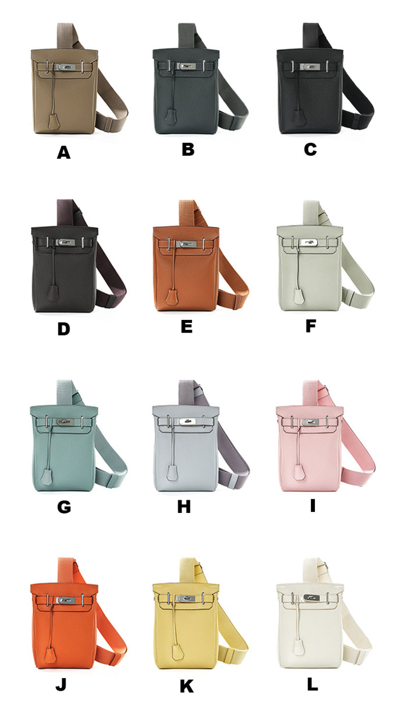 High End Designer Pebbled Leather Crossbody Bag for Men and Women