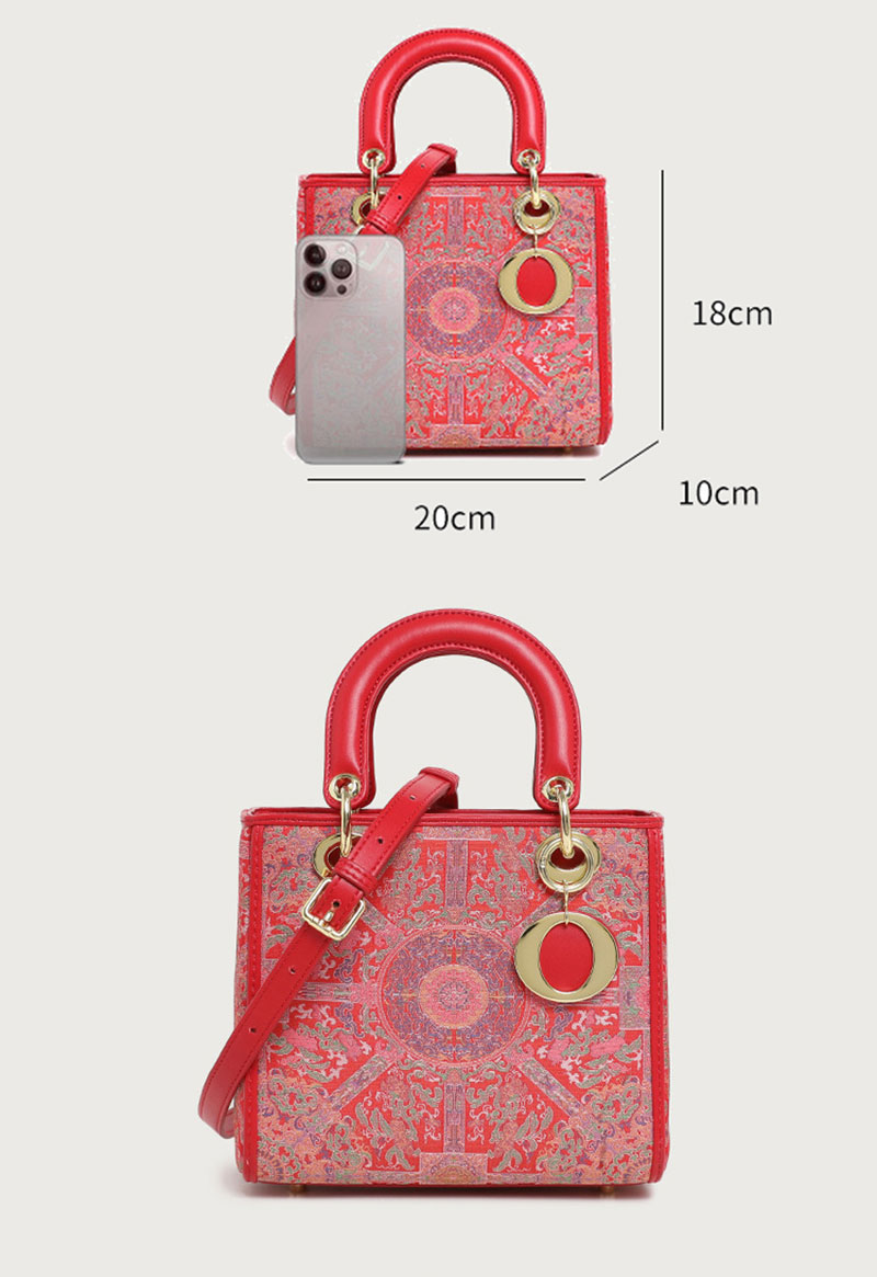 Elegant Women's Red PU Handbag Perfect for Party Nights