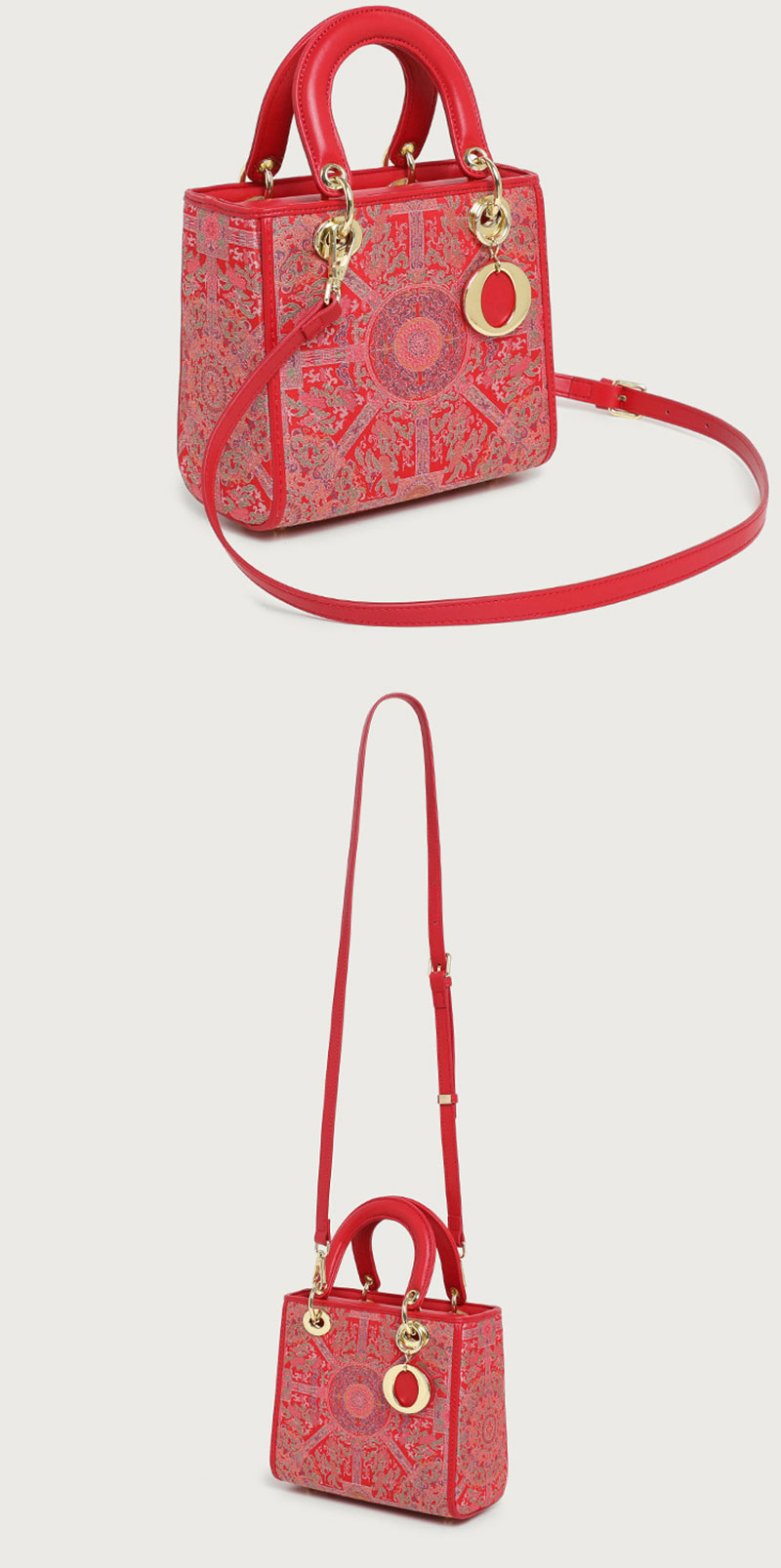 Elegant Women's Red PU Handbag Perfect for Party Nights