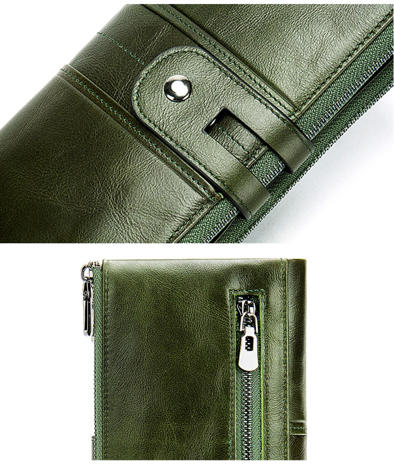 Premium Leather Multifunction Clutch RFID Credit Card Wallet for Women