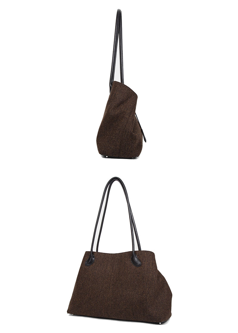 New Arrivel Premium Quality Wool and Sheep Leather Tote Bag for Women