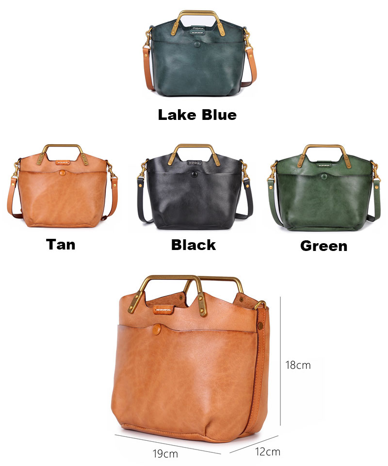 Timeless Vintage Leather Shoulder Bag for Stylish Women