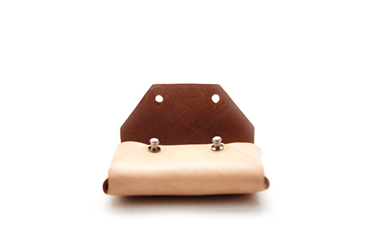 2015 best selling new design vegetable tanned leather name card holder case