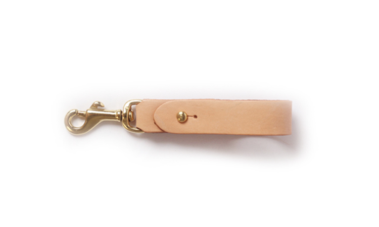 Wholesales price good quality custom real leather key chain