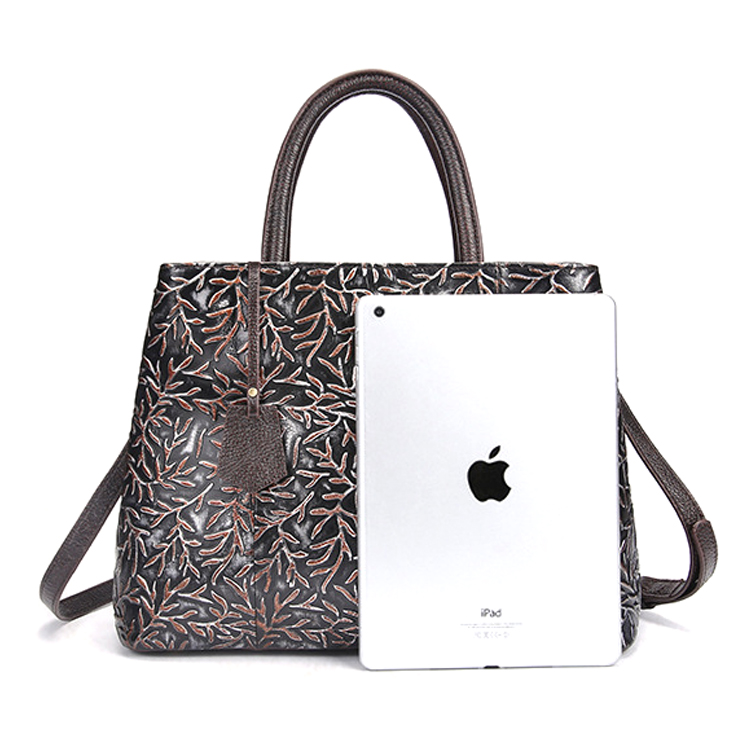 Best selling good quality low price real leather designer handbag ladies tote bag