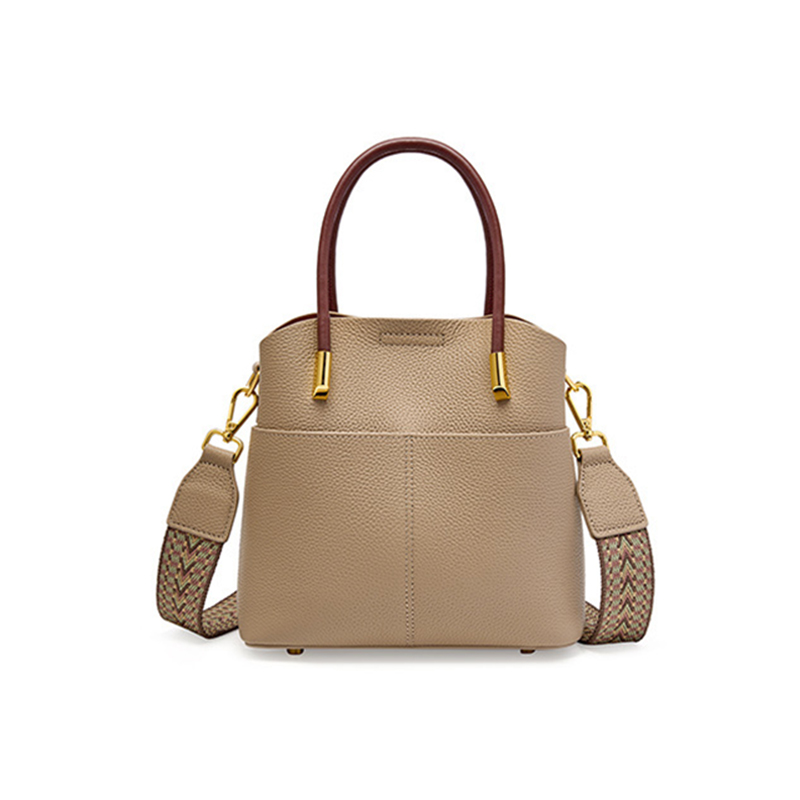 Elegant Designer Genuine Leather Purse Ladies Handbags with Shoulder Straps