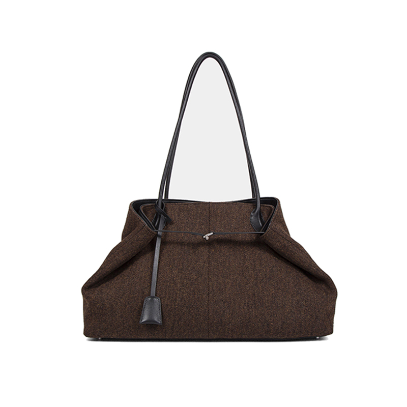 New Arrivel Premium Quality Wool and Sheep Leather Tote Bag for Women