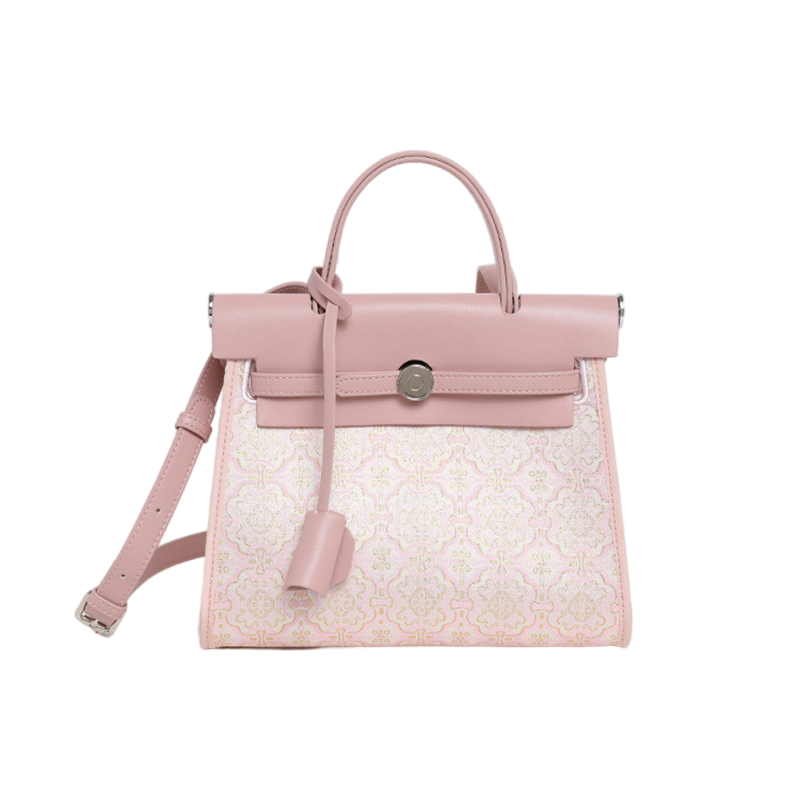 Stylish Women's PU Shoulder Bag with Unique Jacquard Design