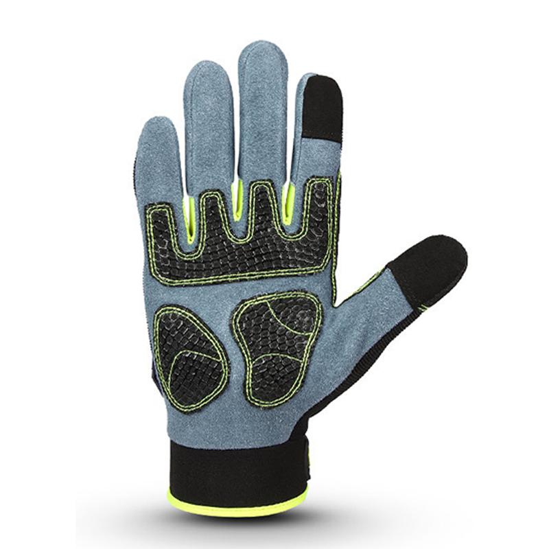 Manufacturer Wholesale Custom Full Finger Leather Ride Racing Sports Protective Touch Screen Gloves