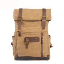 High quality OEM ODM china cotton canvas backpack for sport