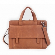 Good quality low price men vintage leather briefcase tote bag