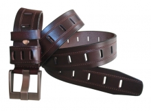 Big brand designer fashion style real leather waist belt for men
