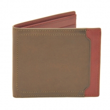 High quality good price men's genuine leather rfid wallet