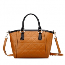 Big brand new design real leather lady hand carry bag tote bag